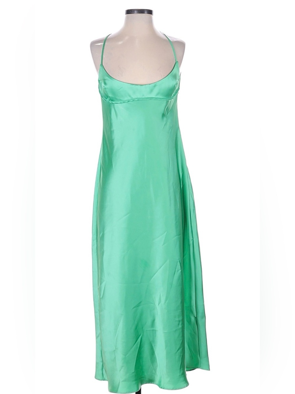 Zara Green Slip Dress